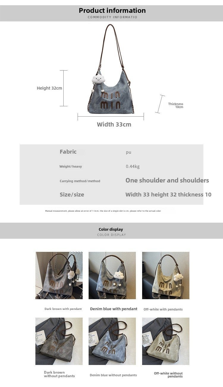 Tote Bag Women'S Large Capacity Commuting Backpack Trendy Casual Shoulder Lightweight Travel Backpack - Image 3